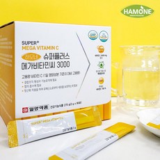 [일양약품] 하모네 SUPER+ 고용량 메가 도스 비타민C 3000 90포(3개월), 1개, 270g