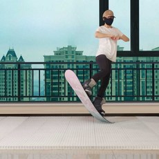 스노우보드매트 연습 그라운드 트릭 스노우 초급 지상