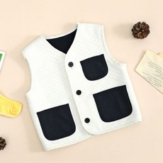 DIY도안 패턴 45-316 P1458 - Vest(아동 베스트), 1개 - 조끼패턴도안