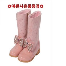 [현대백화점]프렌치캣8 (Q06DG3021) 연핑크 핫피스 장식 부츠