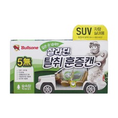 불스원 살라딘 차량실내용 탈취 훈증캔 SUV용-숲속향, 4.25g, 1개