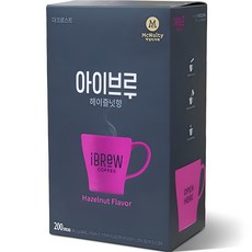 아이브루 헤이즐넛향 원두커피믹스, 1g, 200개입, 1개 1g, 200개입, 1개