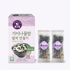 밥지을때 바로넣는 유기농 가지 취나물 12인분(15gx6봉), 15g, 6봉