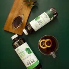 순수발효 매실청 3년숙성 하동 매실액기스 1+1, 하동 매실청 900ml 1+1, 2개, 500ml, 1개입