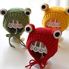 개구리니트모자