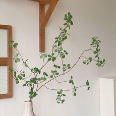 롱 엔카이셔스 나뭇가지 조화 그린 장식 인테리어 소품
