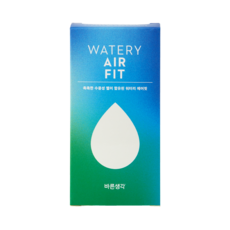  바른생각 워터리 에어핏 12P*4(띠지 묶음) (48개입), 1개, 24개 