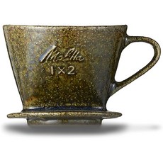 일본 멜리타 Melitta SF-P-L1X2 세라믹 커피 핸드 드리퍼 라지 (2-4컵), 단일상품ml, 시트린 그린 라지 (2-4컵용)