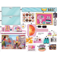 Barbie 3-Story Townhouse ~ DLY32 ~ Replacement Labels / Stickers for Barbie Dollhouse ~ Includes 1 Label Sheet, One Option