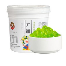 타카오펄 1.25kg 팝핑보바 밀크티펄 버블티펄 색깔 딸기펄 음료 토핑 빙수 화이트펄 칼라, 청사과보바, 1개, 1개입