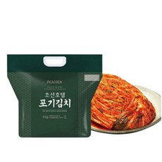 peacock 조선호텔 포기김치 냉장, 4kg, 2개