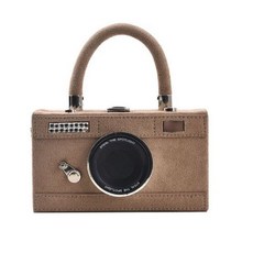 패션 체인 카메라 디자인 여성 숄더 가방 재미 상자 메신저 럭셔리 PU 가죽 크로스백 숙녀 작은 세련된 지갑