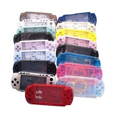 하우징 보호 케이스 PSP 커버 콘솔 키트가 2000 있는 버튼, black, 1개
