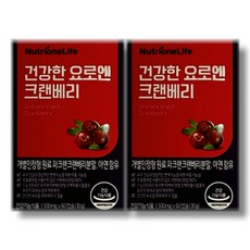 뉴트리원 건강한 요로엔 크랜베리, 60정, 2개