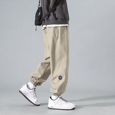 볼라니 남성용 심플 데일리 조거팬츠 캐주얼 밴딩바지