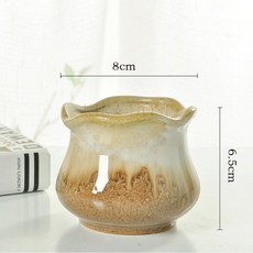 kirahosi 레트로화분 다육화분 미니화분 도자기화분 274호+덧신증정 ARidbfg3, 사진색 639