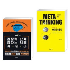 집중력 천재 잠자는 뇌를 깨워라 + 메타생각 META-THINKING (전2권)