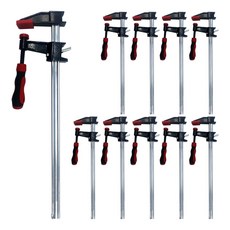 모칸도 F형 클램프 L형 30인치 750mm 목공용, 일반형, 10개