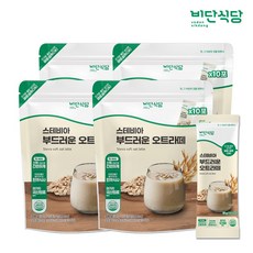 비단식당 스테비아 호두 아몬드 율무라떼, 4개, 10개입, 30g