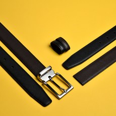 셀러리아디파르마 FKR10 사피아노 블랙 브라운 이태리소가죽 양면 남성용 정장벨트 선물포장+쇼핑백 사은품증정