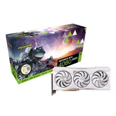 [MANLI] 지포스 RTX 4080 super Polar fox 16GB DDR6X TRIPLE FAN WHITE