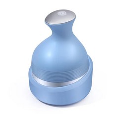 최애템 무선 전기 헤드 마사지기 두피 피로 완화 분리 방지 건강 관리 방수 목욕 마사지, 02 blue