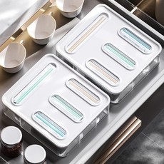 지퍼백 비닐 정리 보관함, 1개