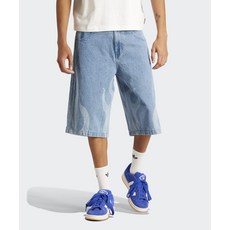 아디다스 ADIDAS 플레임 데님 숏 팬츠 - 라이트데님 IS2893