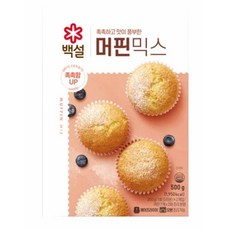 CJ 백설머핀믹스, 21개, 500g