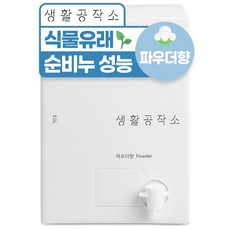 생활공작소 핸드워시 파우더향 백인박스 대용량, 1박스, 3L