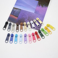 위드쏘잉 컬러팝 5호 코일지퍼슬라이더 / 5호코일지퍼슬라이드 / 지퍼손잡이, 1개, 화이트