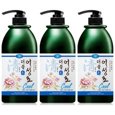 더블모 어성초 청앤쿨 샴푸 750ml 대용량 쿨샴푸 두피 각질 쿨링 케어