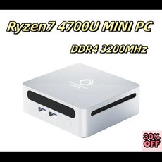 SZBOX 데스크탑 미니 PC 게임용 컴퓨터 Ryzen7 4700U 윈도우 11 프로 DDR4 3200MHz 16GB 512GB NVME SSD WiFi6 BT5.2, [03] 영국, [01] NO RAM NO SSD NO OS