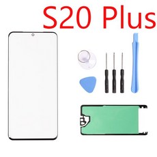 삼성 갤럭시 S20 S10 플러스 노트 8 9 S8 S9 LCD 디스플레이 외부 터치 패널 스크린 유리 교체 전면 렌즈, 09 S20 Plus 1set
