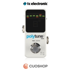 TC ELECTRONIC Polytune 3 mini 폴리튠 3 미니 튜너 화이트색상