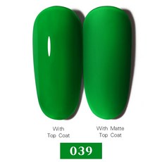 LEMOOC 네일 젤 폴란드어 봄 여름 컬러 바니시 반짝이 장식 조각 세미 퍼머넌트 UV LED 네일 아트 하이브리드 래커, Color 039
