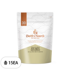 라이브잇 베티나르디 피치 우롱 티 티백, 45g, 30개입, 15개