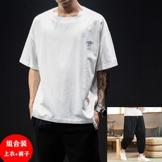 남성린넨평상복세트