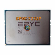 AMD EPYC 7002 시리즈 서버 CPU 7232P 3.1Ghz 8 코어 16 스레드 L3 캐시 32MB TDP 120W SP3 최대 3.2GHz