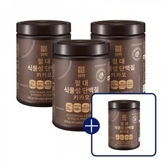 더작 절대 식물성 단백질 카카오 500g 3+1개 (무첨가물/고함량/저칼로리/비건인증)