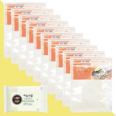 맑은하루 천연 삼베주머니 소 14x19cm 10개(+하늘선물 물티슈 10매)