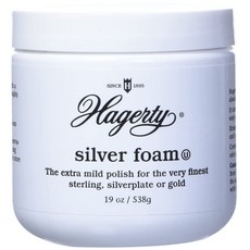 Hagerty Silver Foam Silver Cleaner extra mild polish for finest sterling 해저티 실버 폼 클리너 538g, 1개