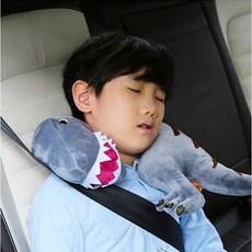 공룡 다이노 목베개 어린이 공룡 인형 베개 차량용 목쿠션, 티라노사우르스 x 1개