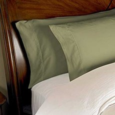 eLuxurySupply 1000 Thread Count Pillowcases | 100% Egyptian Cotton 2-Piece Pillowcase Set | 4 Inch Hem King Solid
