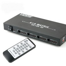 지니상회 영상분배기 HDMI (44) 메트릭스 스위치 3D HDCP 지원 iptime, 단일 모델명/품번