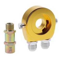 ZLD M20 x 1.5 오일 필터 쿨러 샌드위치 나사 플레이트 어댑터 1/8 NPT 오일 쿨러 키트 범용 자동차 교체 부품, 모델명2
