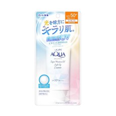 스킨 아쿠아 SKIN AQUA 슈퍼 모이스처 UV 라이트 업 에센스 70g 플로럴 뮤게향 C유도체 광펄 메이크업베이스 자외선차단제 SPF50+ PA+++ 톤업