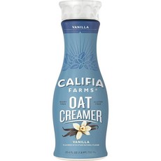 Califia Farms 칼리피아팜스 오트 크리머 바닐라맛 Oat Milk Coffee Creamer 750ml 4병, 4개, 1개입