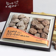 도토로_식품 참나무박차고 흑 백화고 선물세트, 1개