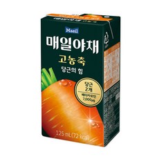 매일야채 고농축 주스 당근의 힘, 125ml, 72개